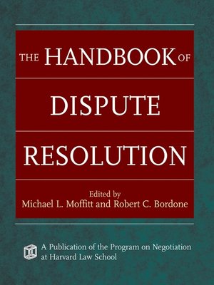 cover image of The Handbook of Dispute Resolution